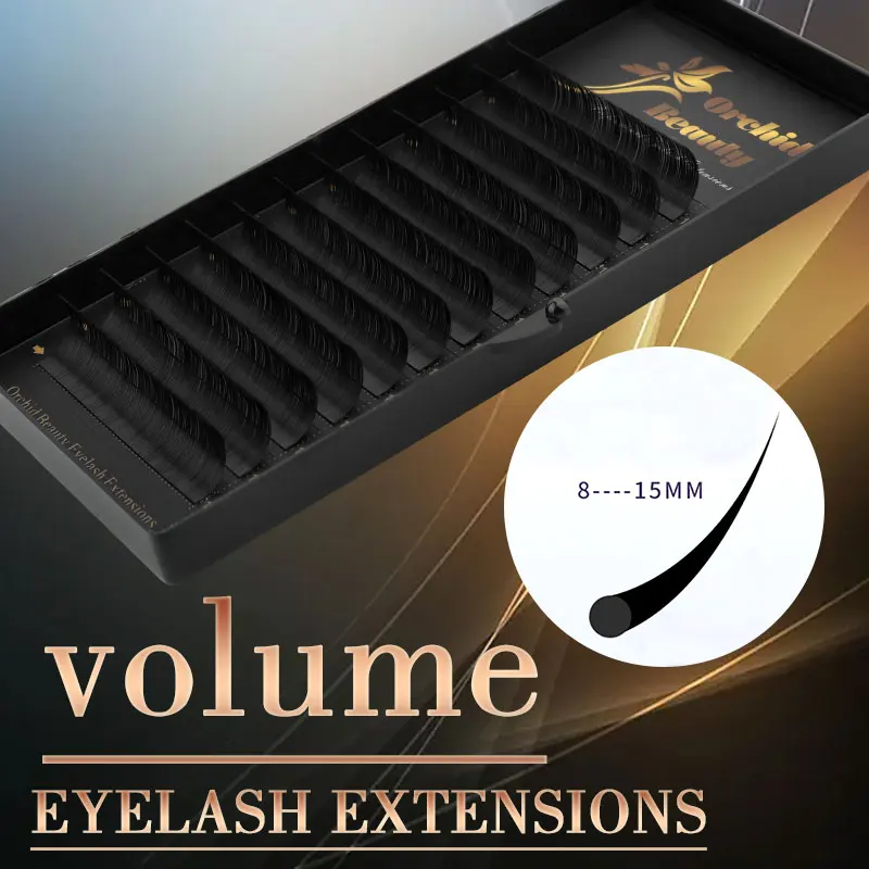 

Orchid Lashes High-Quality Faux Mink Eyelash Extensions Individual Lashes False Eyelashes C D DD Soft And Natural Lashes