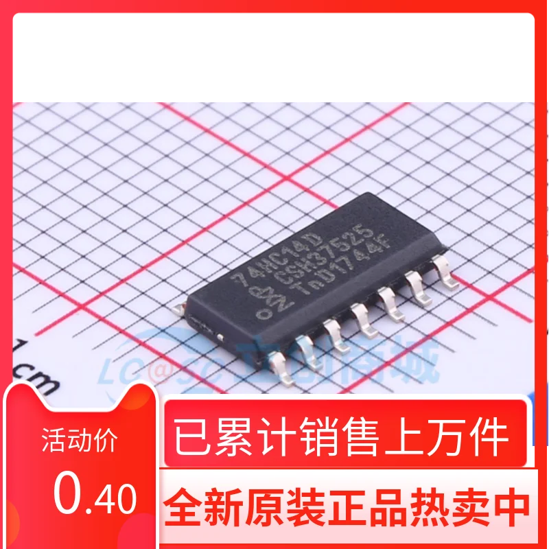 

New Original 74HC14D Logic Chip Non Gate CMOS Schmidt Trigger SOP14