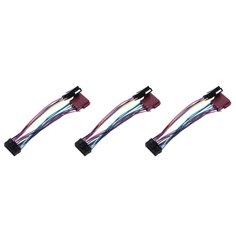 3-х 16-контактный автомобильный стерео радиоприемник для Sony Radio Play Plug адаптер