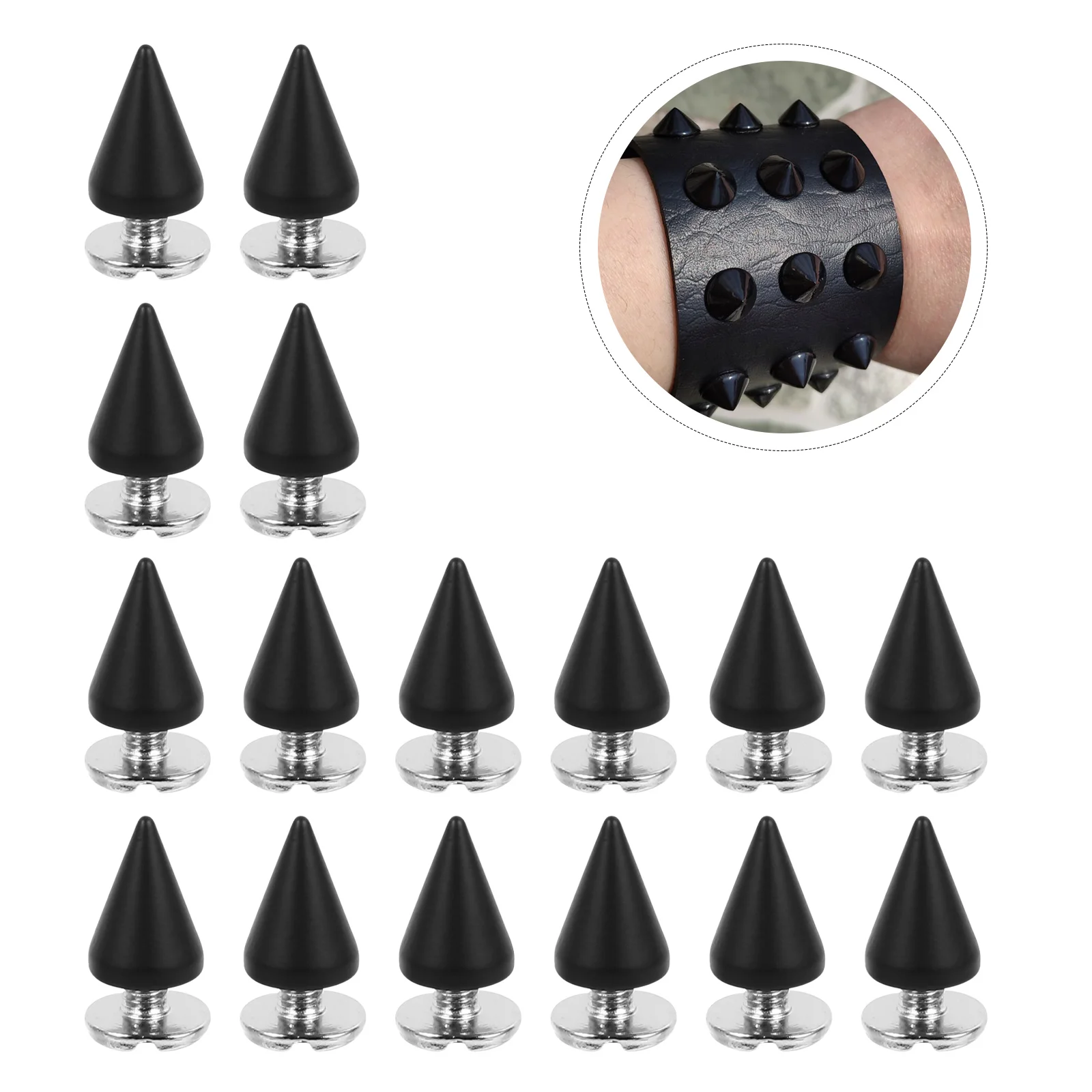 

Studs Rivet Spikes Rivetspunk Spike Craft Cone Stud Diy Bracelet Garmentscrewback Bullet Guard Necklace Jacketdecor Layer Tree