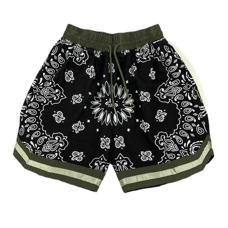 

22SS Classic Cashew Flower Printing Askyurself Shorts Men Women EU Size Askyurself Shorts Fashion Summer Stranger Things