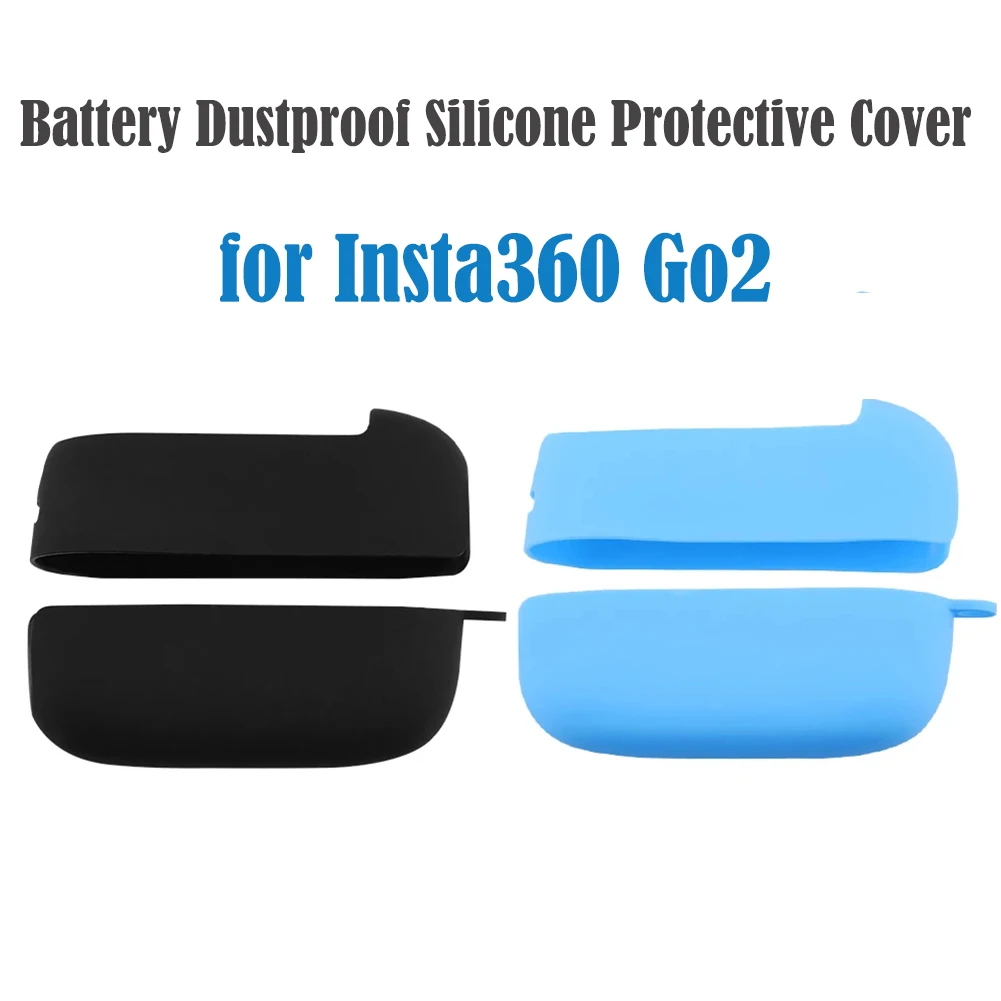 

For Insta360 Go 2 Battery Box Charging Compartment Silicone Protect Cover Dustproof Protective Case Action Camera Accessories
