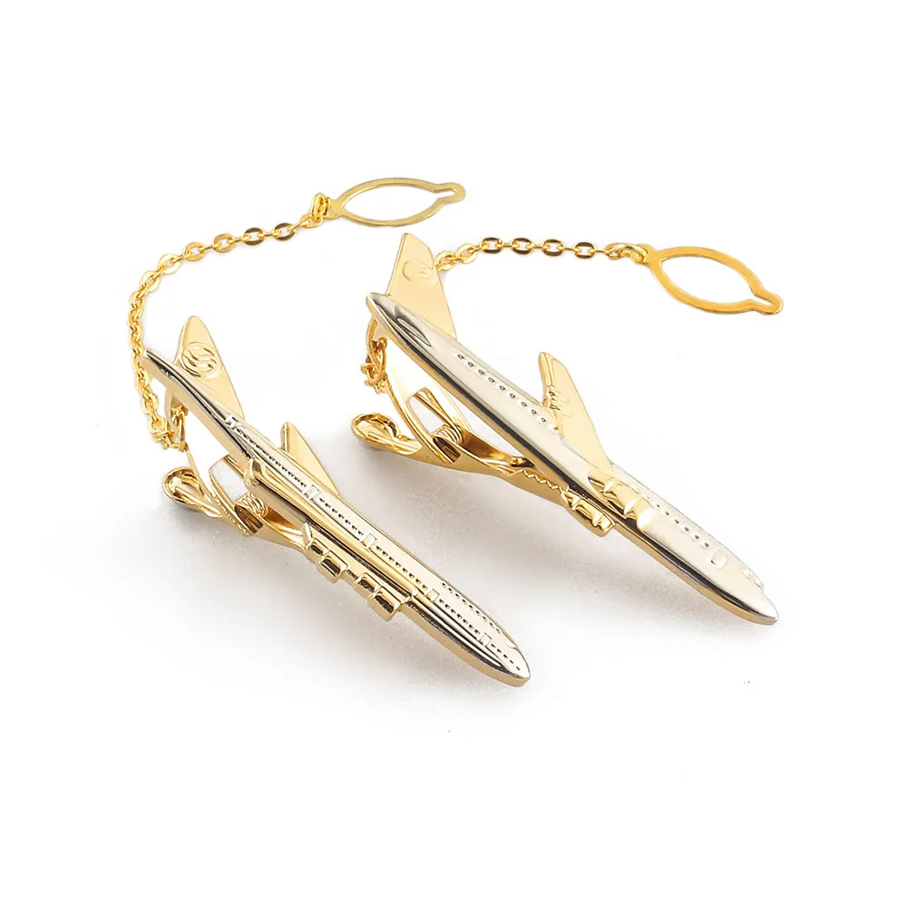 

Tie Clip For Mens Luxury Brand Desinger Gold Custom Collar Clip Personalized Aircraft Tie Pins Jewellery Accessories For Women