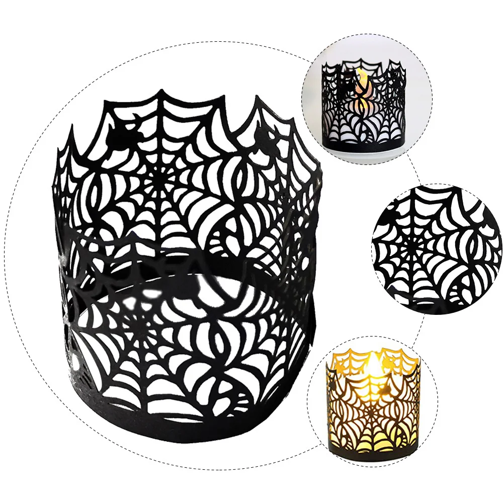 

100pcs Lampshade Funny Paper Reusable Spidernet Creative Lampshade for Party