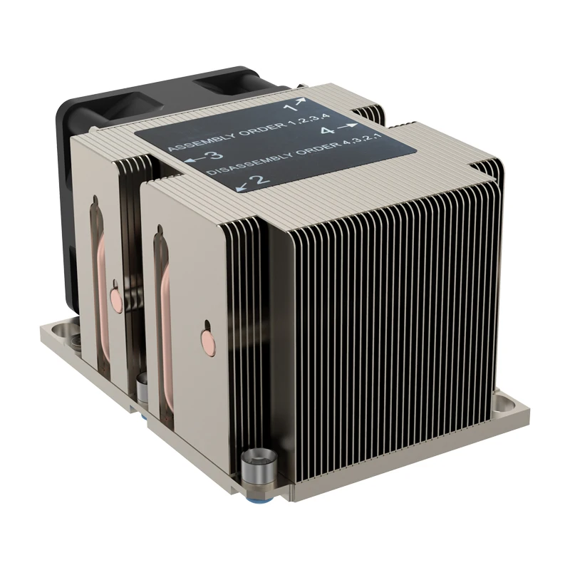 Кулер COOLSERVER R83 для ЦП с 4 тепловыми трубками устройство охлаждения ШИМ ПК тихий 60