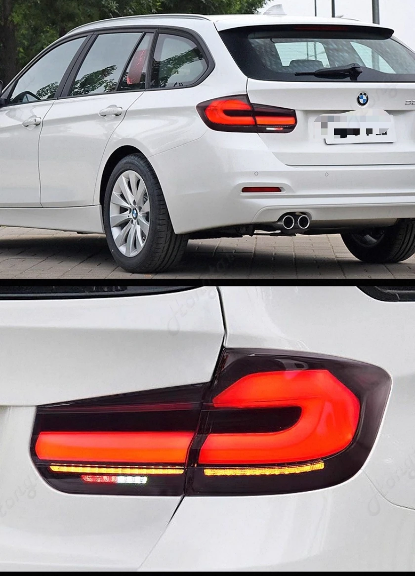 Фото Пара задних фонарей для BMW 3 серии F31 Touring 2012-2018, задние фонари в сборе, модифицированный светодиодный указатель поворота, стоп-сигнал, фонарь заднего хода №5