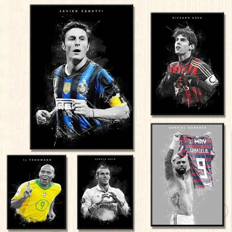 

Canvas Posters footballer Decoration Paintings Wall Art Modern Living Room Children's Bedroom Decor Birthday Gifts