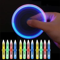 led colourful luminous spinning pen rolling pen ball point pen learning office supplies random color