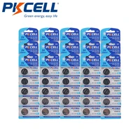 15 cards 75pcs pkcell cr 2016 lithium battery dl2016 br2016 ecr2016 3v coin cell button for watches clocks calculators