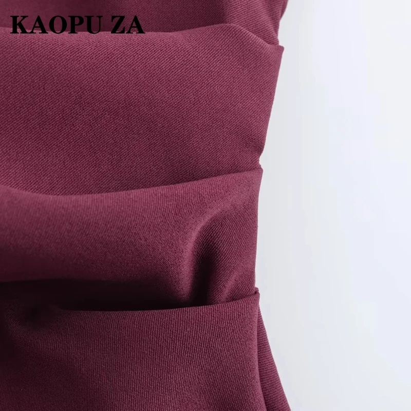 Женский асимметричный топ с боковой молнией и оборками