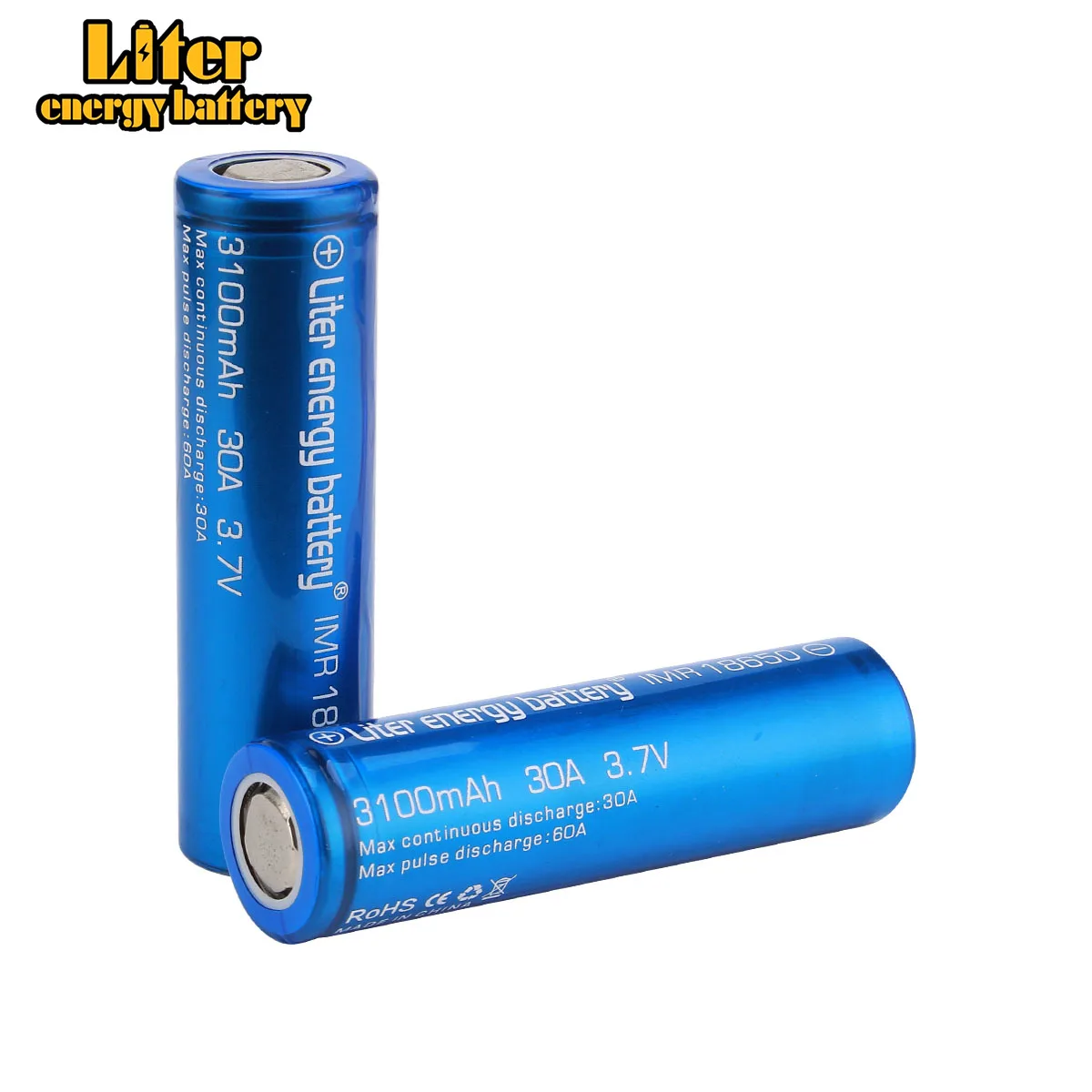 Liter energy battery 2PCS/LOT 100% Original 3.6V US18650 VTC6 18650 3100mAh 30A for Electronic cigarette power | Электроника