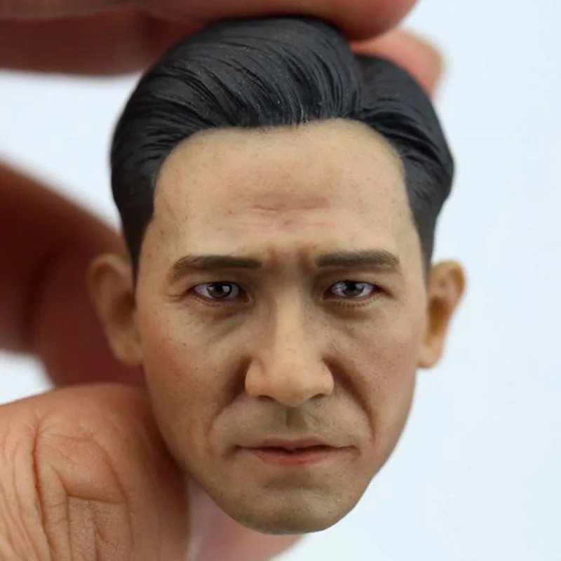 

1/6 Scale The Grandmaster Tony Leung Head Sculpt Yip Man Head Carving for 12in Phicen Tbleague HT Body Action Figure