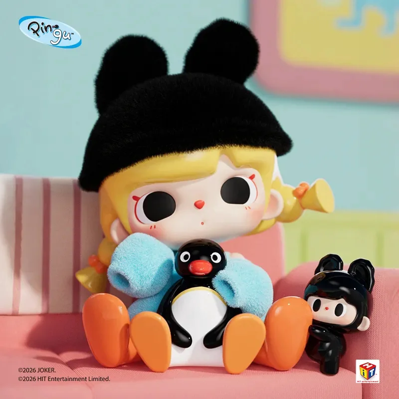 Фото Новая оригинальная серия Pingu к 45-летию: коллекционные фигурки Pingu в закрытой упаковке, увлекательное приключение, загадочная коробка, украшения, игрушки, подарки №2