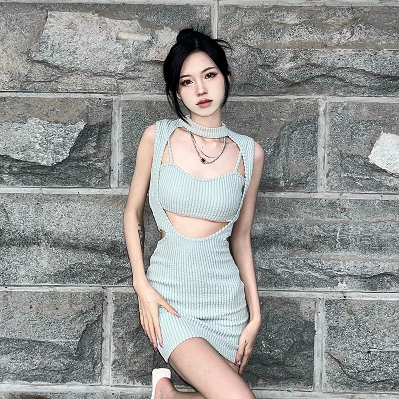 Платье Pure Desire женское летнее сексуальное тонкое приталенное облегающее