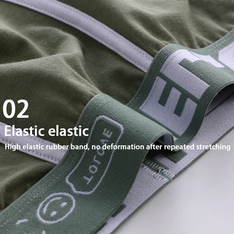 4PCS Men's Panties Men Underpants Male Underwear Mens Underwear Men Boxer Men Boxer Briefs Pure Cotton Breathable Free Shipping