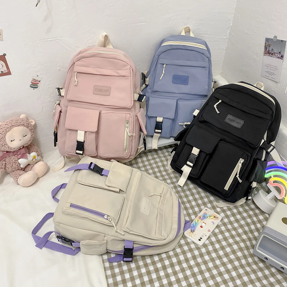 

Милый маленький рюкзак контрастных цветов, миниатюрные школьные ранцы для студенток, модный дорожный ранец