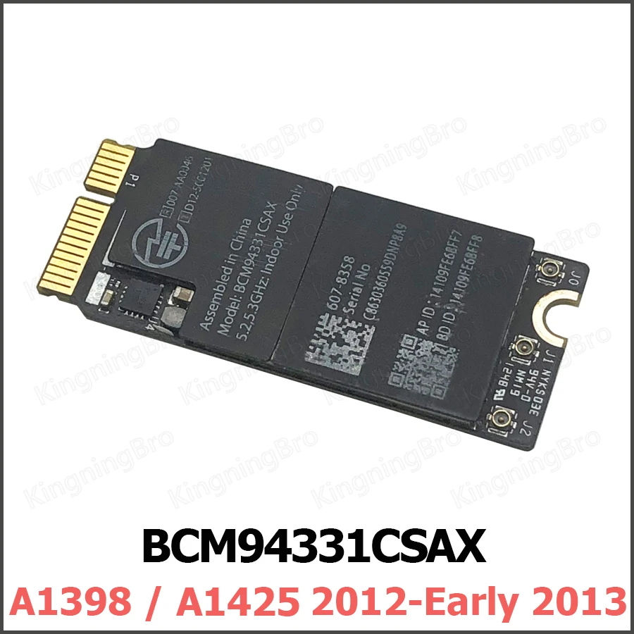 Оригинальная Bluetooth Wi-Fi карта для Macbook Pro Retina A1398 A1425 A1502 2012 2013 2014 2015 лет | Компьютеры и