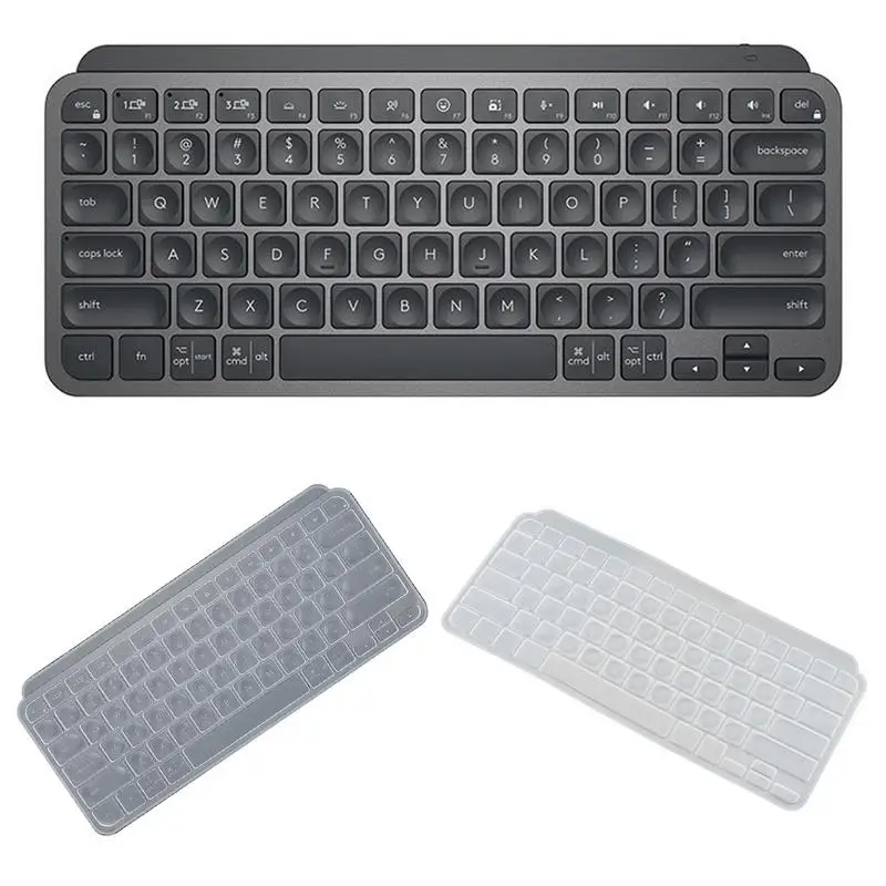 

Чехол для клавиатуры forLogi tech MX Keys Mini Clear, ультратонкая защита для клавиатуры ноутбука, Водонепроницаемая силиконовая защитная пленка