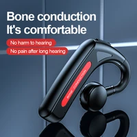 bluetooth v5 1 headphones smart ear hook m 618 bone conduction wireless headphones with mic hands free sports business earbuds