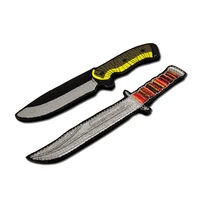 new tactical morale knife shape patch 3d embroidered badge bag accessories hook and loop cloth sticker