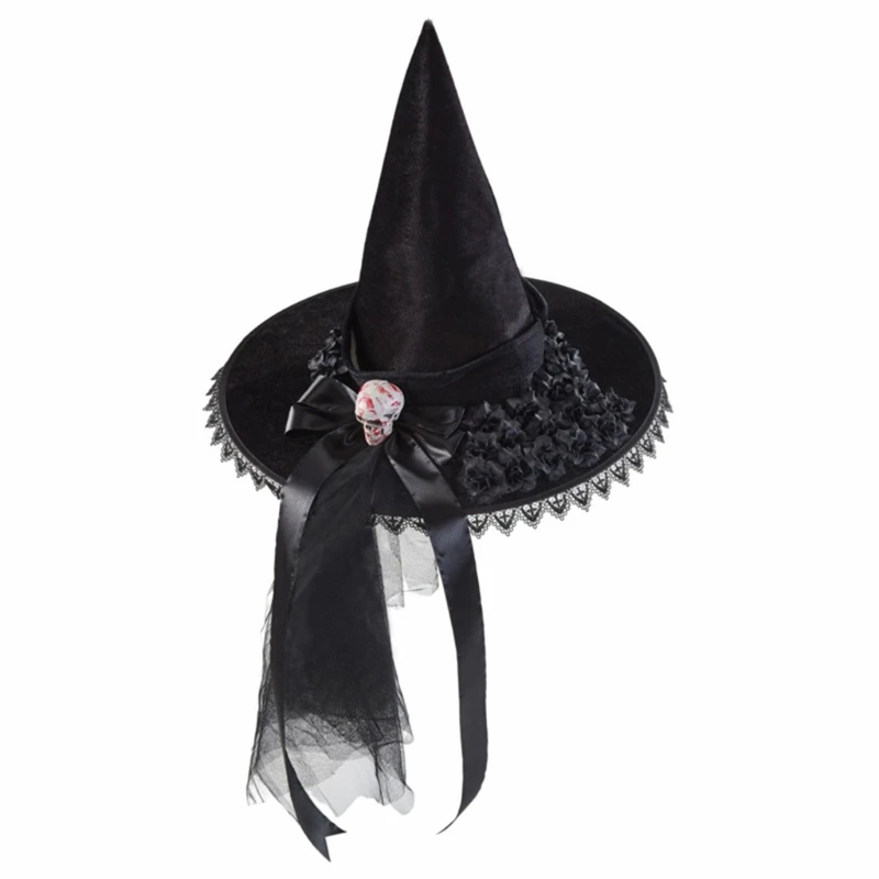 

Goths Witch Hats For Women Halloween Witch Hat Witch Party Pointed Wizard Hat