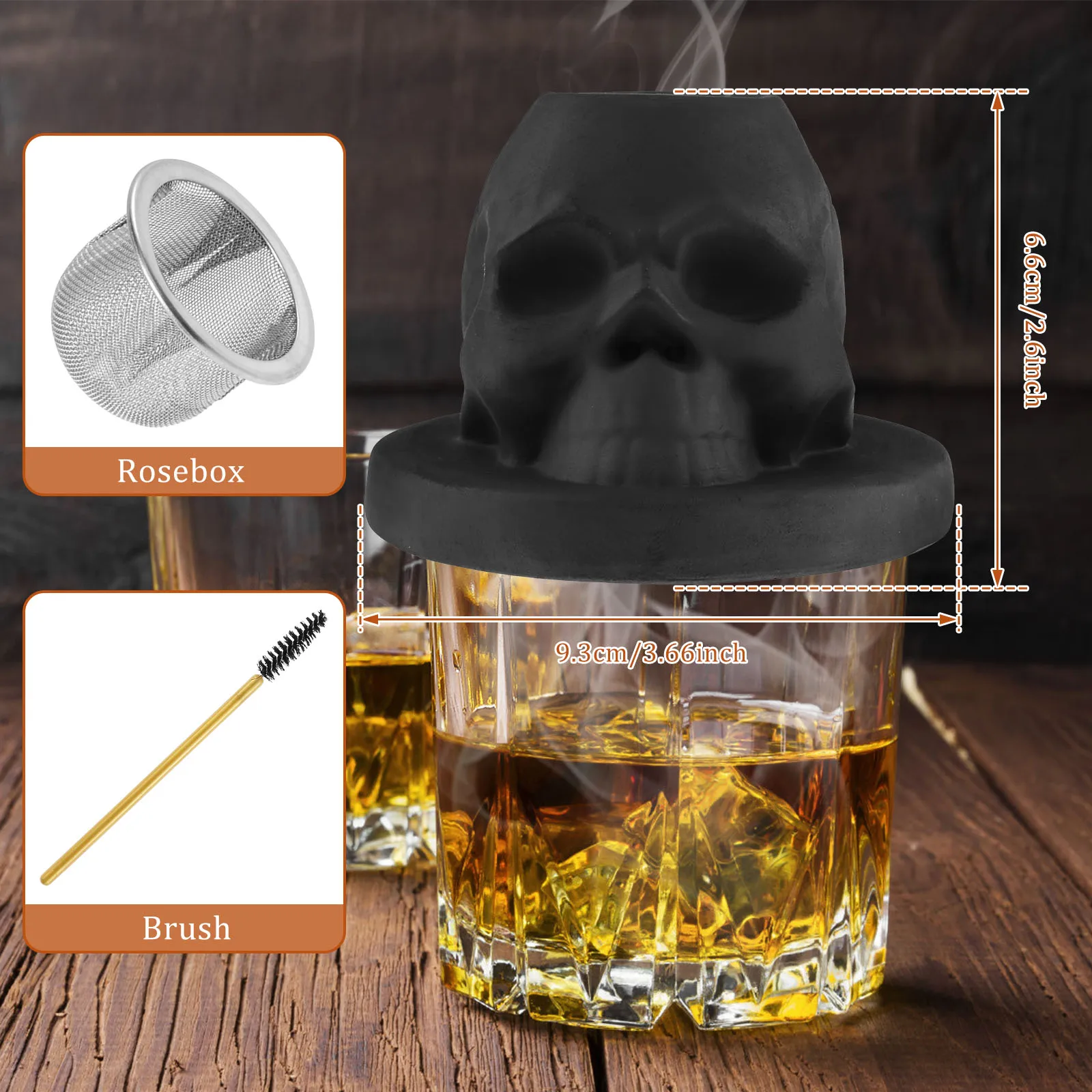 

Керамическая коптильня для коктейлей