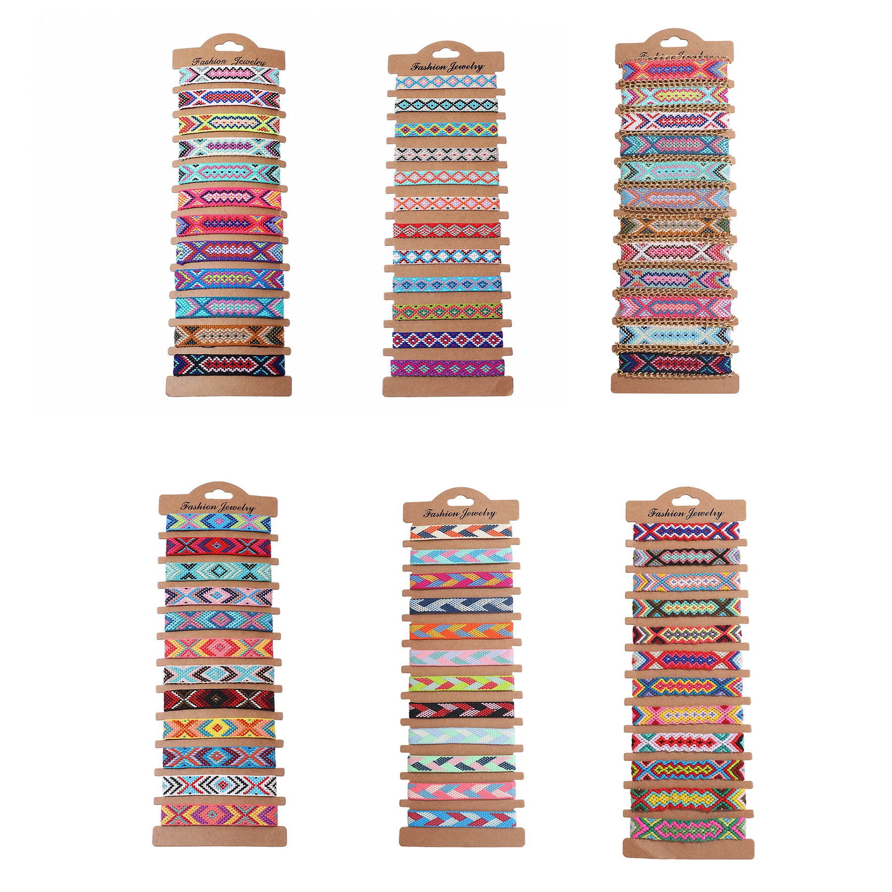 

12pcs/lot Handmade Bohemia Couple Friends Bracelets For Women Men Boho Adjustable Bangles&Pulsera Jewelry Girl Boy Kid Gift New