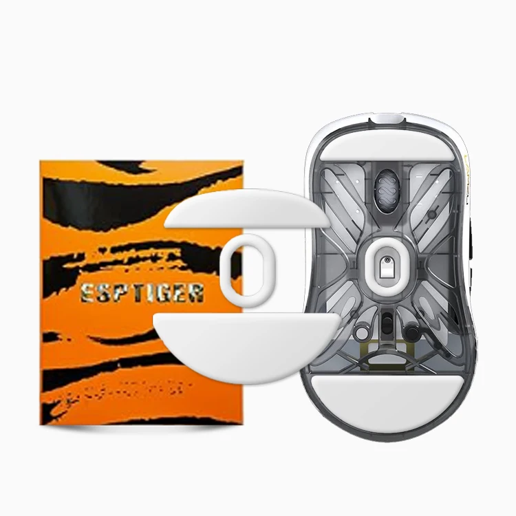 Фото 1 упаковка оригинальных накладок для мыши Esports Tiger Gaming ICE V2 (глайды) для беспроводной мыши LAMZU Atlantis Mini №1