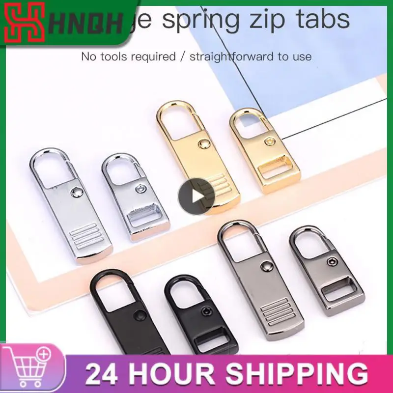 

Tool-free Zipper Slider Zipper Buckle Zippers Puller Metal Zippers Pull Fixer Instant Zipper Repair Kit Sewing Tools Removable