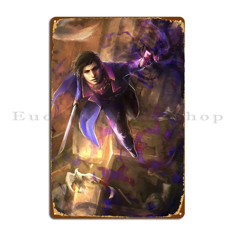 Dishonored 2 металлические вывески дальнего действия паб настенная пещера