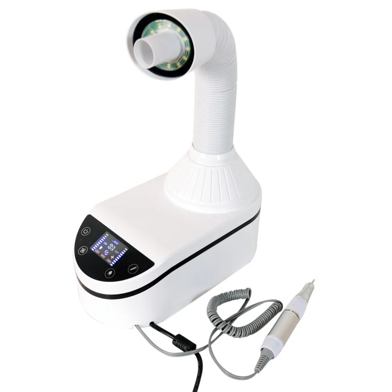 

professional high power low noise nail dust collector with nail drill 2 in 1 nail art equipment