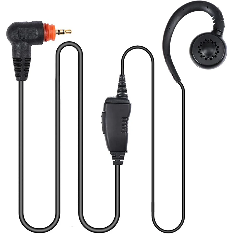 RISENKE 1-Pin Headset for Motorola SL300 SL7550 7580 7590 SL4000 SL1K SL1M Walkie Talkie Accessories Earpiece with Mic(1-5PCS)