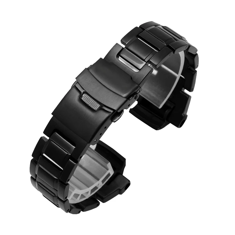 Ремешок для часов Casio PROTREK PRW-7000 PRW7000FC черный пластиковый стальной ремешок 27x13 мм