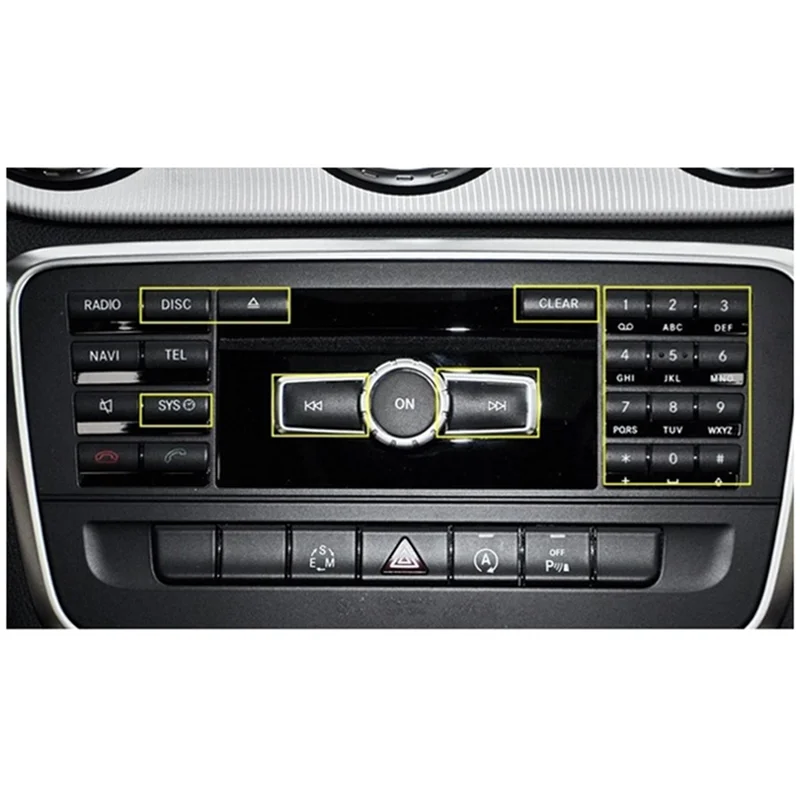 Автомобильная центральная консоль мультимедиа CD Панель кнопка наклейка