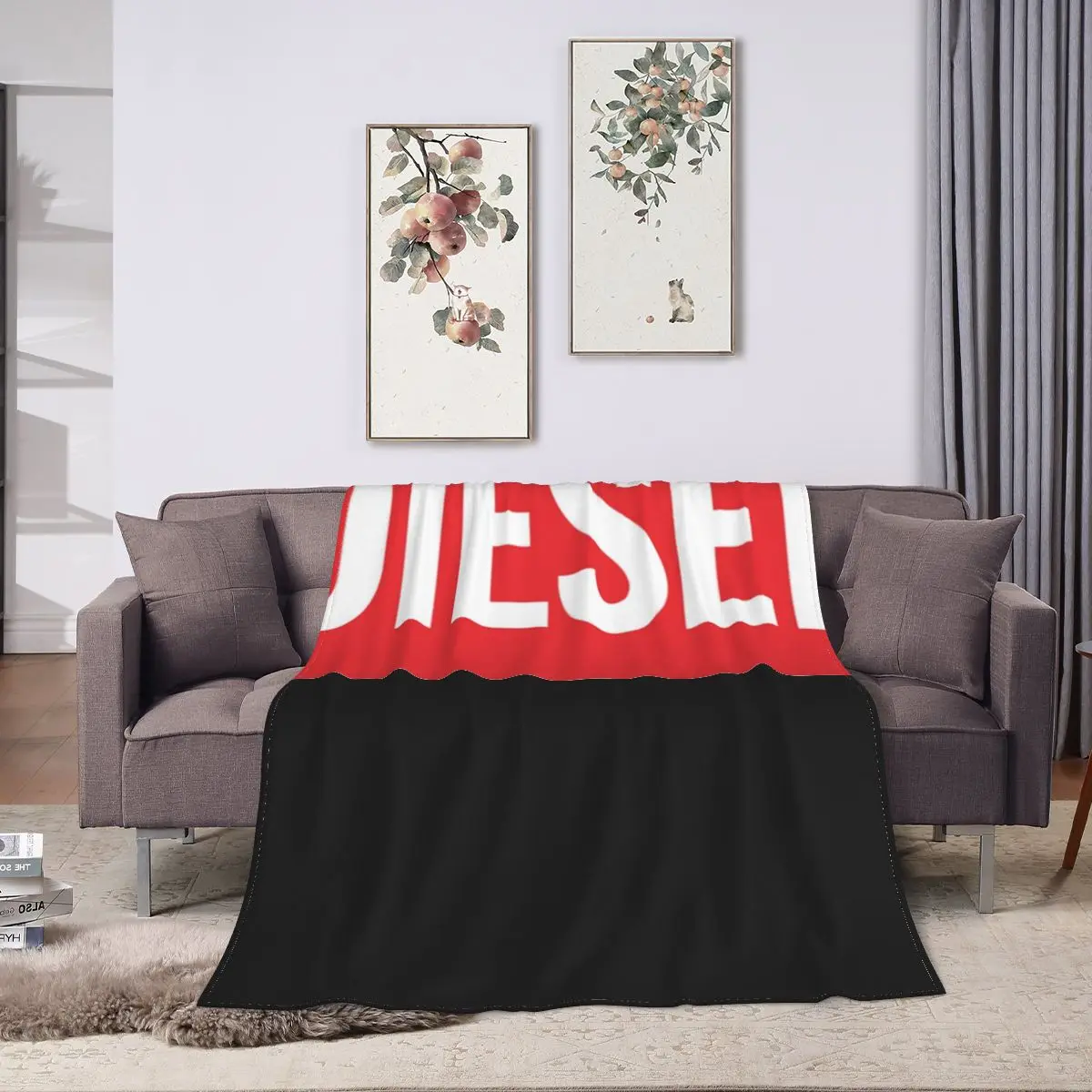 Одеяла дизельные с логотипом Bran мягкое теплое Фланелевое покрывало постельное