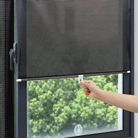 2022 universal suction cup sun shading roller blinds blackout curtain car office bedroom kitchen window roller curtains