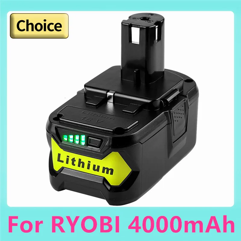 100% 4000mah для RYOBI P108 18 V One + Plus аккумулятор Вольт Li-lon электроинструменты P104 P107 RB18L50