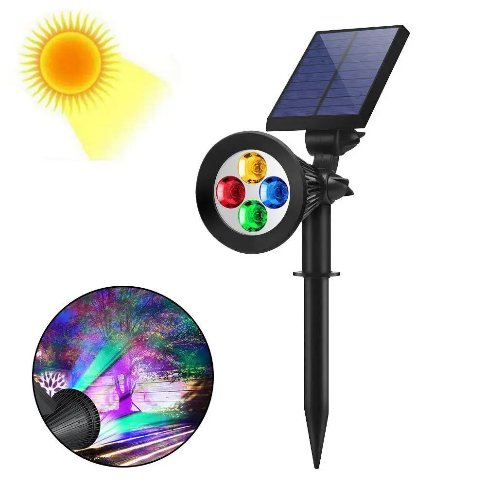 

4/7/9LED Garden Solar Lighting Spotlights Changing Color Outdoor Waterproof Landscape Light Waterproof Garden Solar Lights