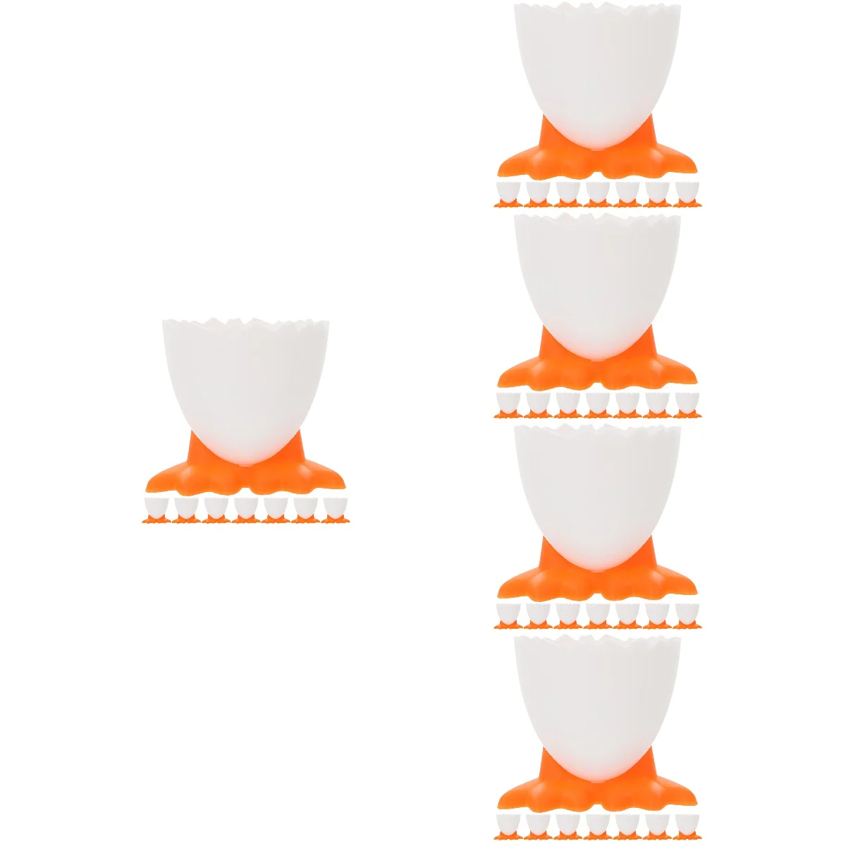 

Egg Boiled Holder Cups Cup Eggs Stand Cooker Soft Easter Microwave Hard Breakfast Holders Cute Cartoon Container Decorative