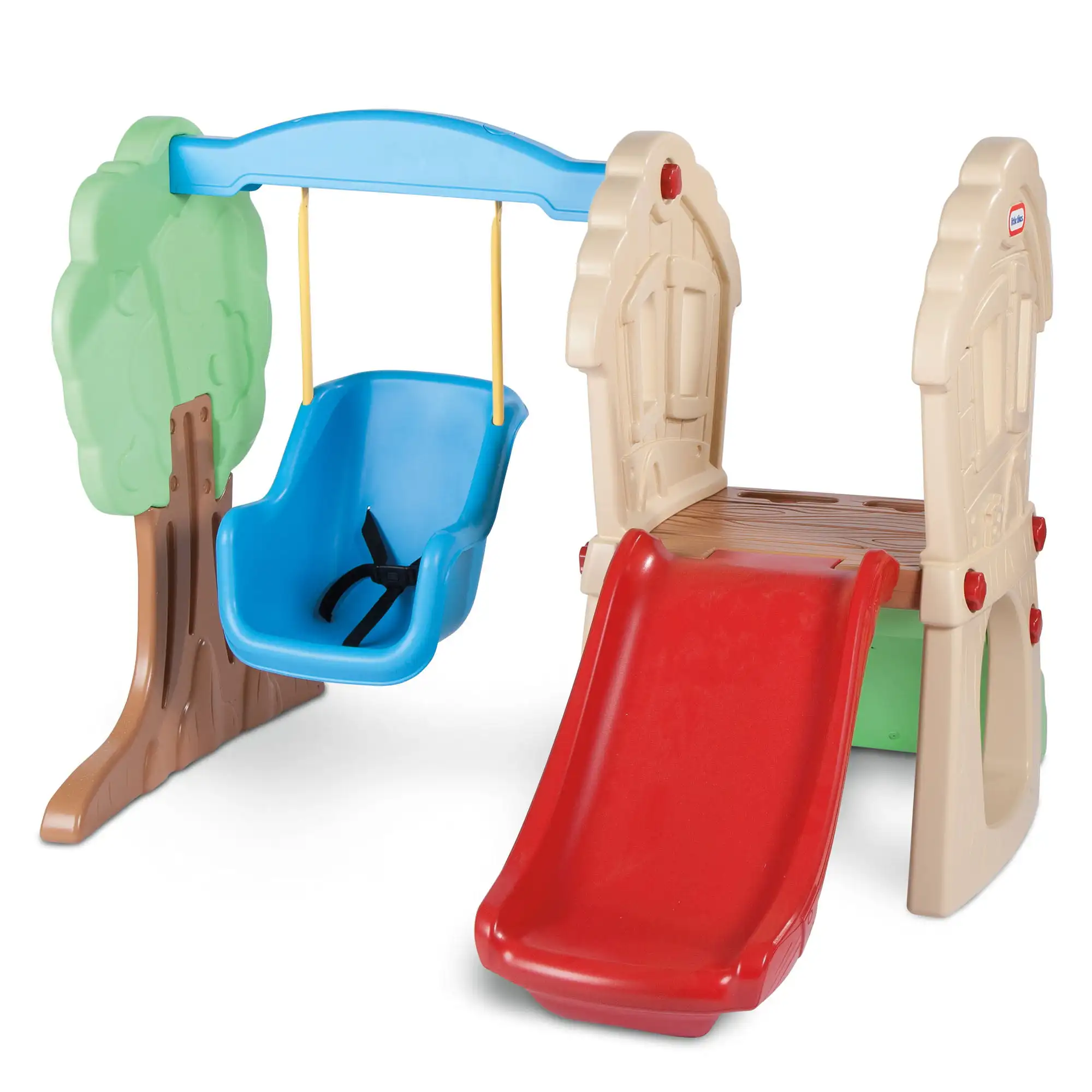 

Hide And Seek Climber and Swing - Kids Slide Backyard Play Set