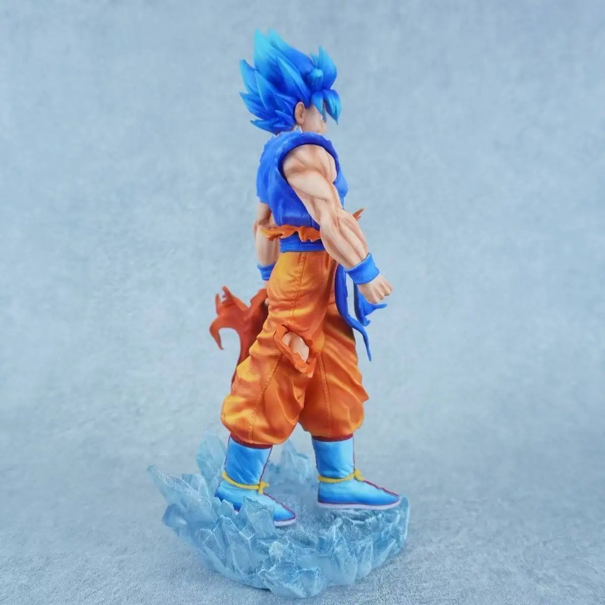 Фото Dragon Ball Z Son Goku ‌ Фигурка Замена головы Led Base Super Saiyan Goku Фигурки Gk Статуя Коллекция Модель Игрушки Подарки №4
