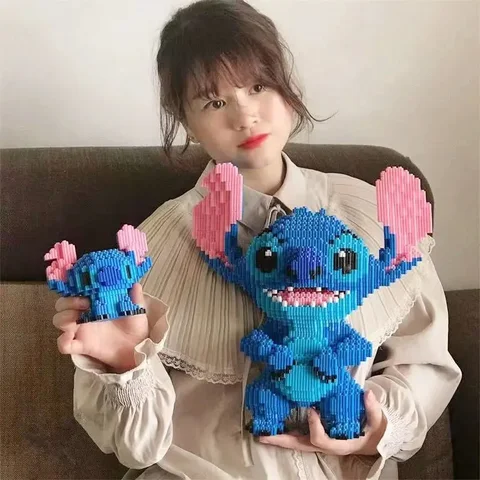 MINISO 30 см пластиковый конструктор Stitch