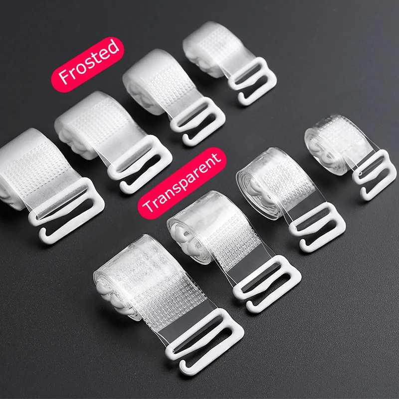 Matte Non Slip Traceless Underwear Shoulder Straps Women's Adjustable Bra Transparent Shoulder Strap Underwear Accessories