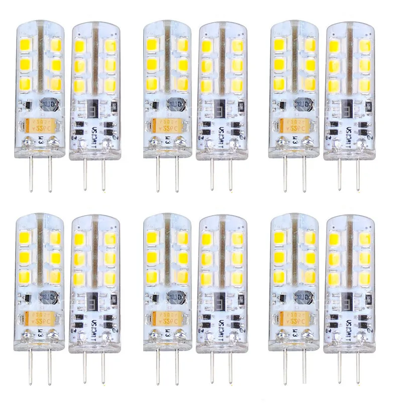 Светодиодсветодиодный лампа G4 SMD2835 для люстры 6x10 светодиодов 220 В