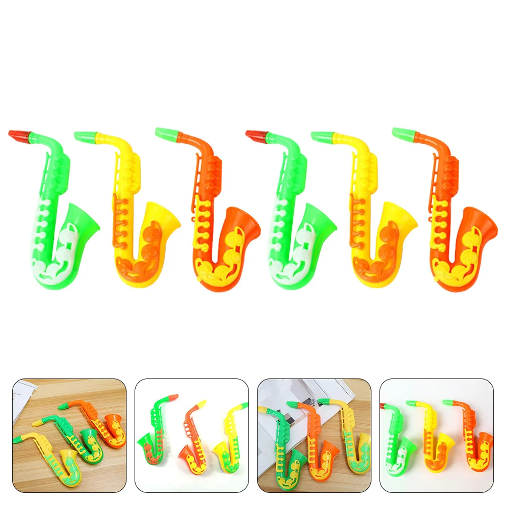 

Trumpet Kids Saxophone Toy Children Toys Party Simulation Trumpets Birthday Instruments Musical Favor Mini Models Kid S