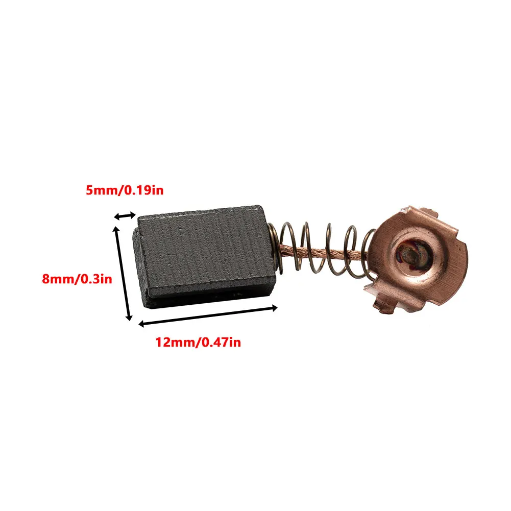 

4pc Carbon Brush Drill Electric Grinder Replacement Carbon Brush Graphite Copper Spare Parts For Electric Motors Graphite Brush