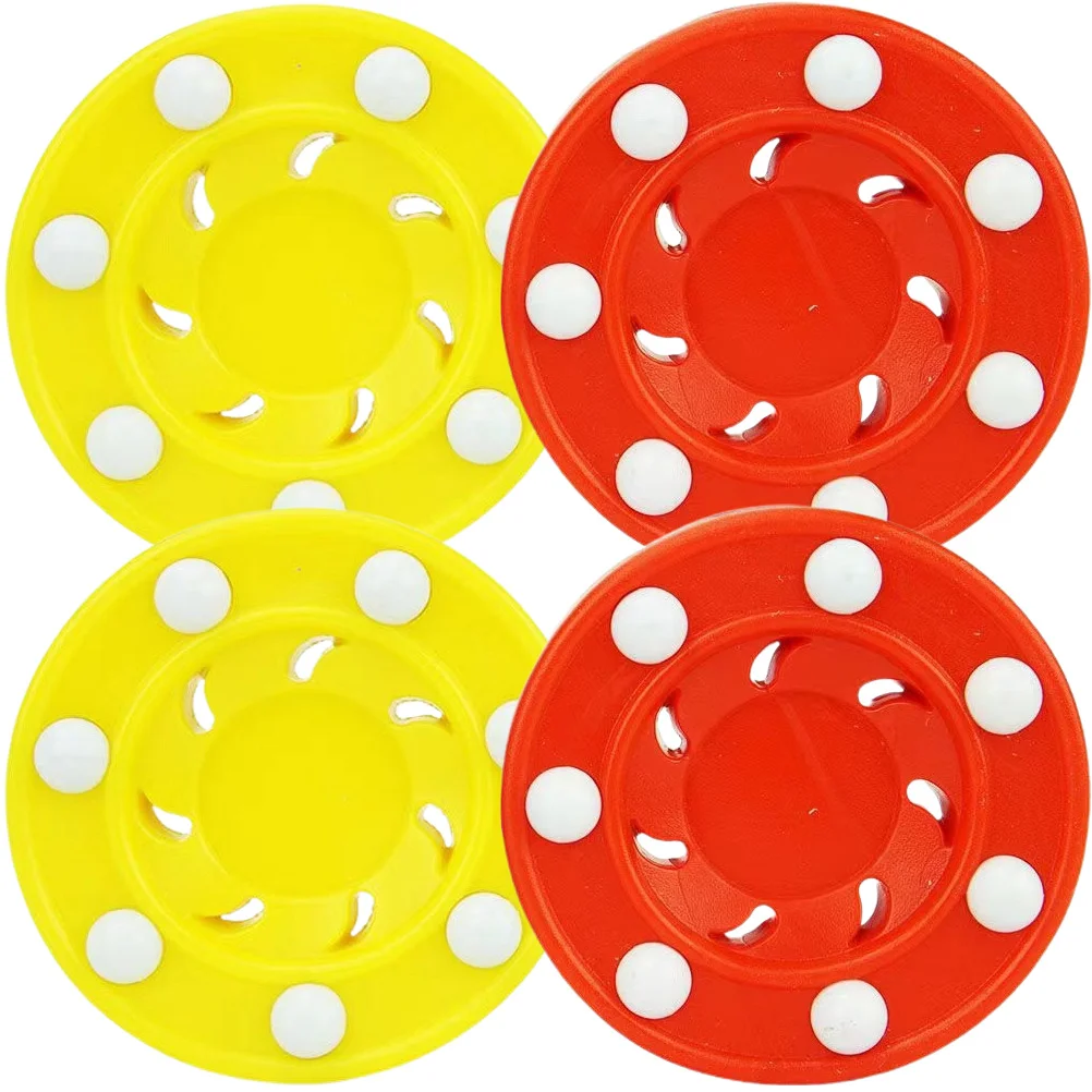 

4 шт., детский пластиковый мяч для хоккея