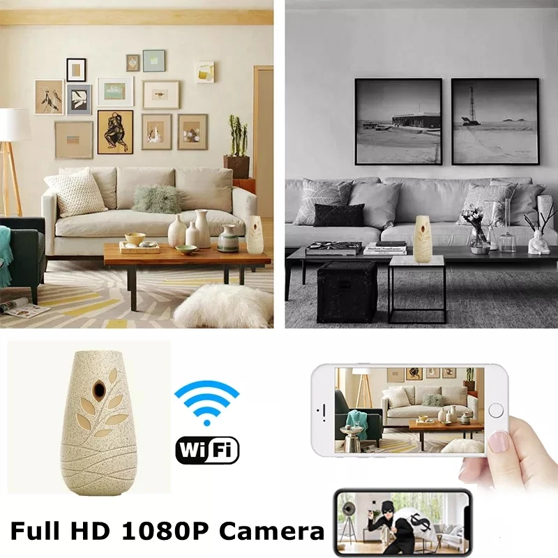 4K HD WiFi Camera Mini Night Vision P2P Surveillance Camera Voice Recorder Support Motion Detection Home Security Nanny Camera enlarge