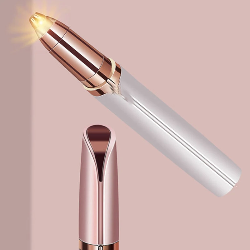 Электрическая ручка для удаления бровей на лице мини бритья портативная волос -