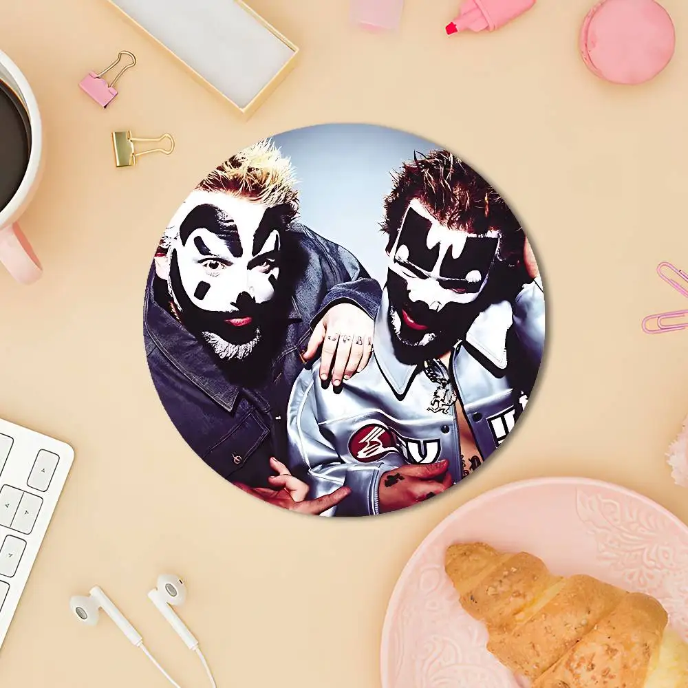 Фото Деревянные подставки под кружки Hip Hop I-Insane Clown Posse ICP, круглые, 10 см, для фанатов косплея, коллекционные, подарки для друзей №5